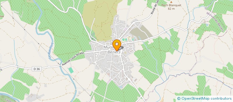localisation de l'entreprise SCRIBE à MURVIEL-LES-BEZIERS
