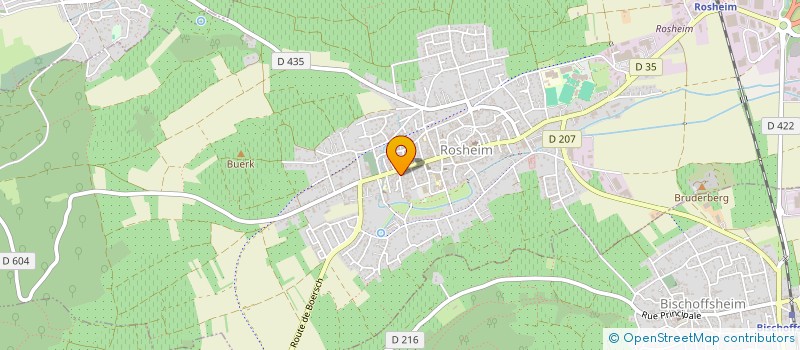 localisation de l'entreprise SCRIBE & DOCUMENTS à ROSHEIM