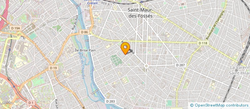 localisation de l'entreprise SCRIBE REAL INVEST BATIM EDIFI à SAINT-MAUR-DES-FOSSES