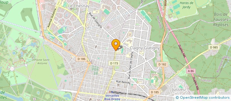 localisation de l'entreprise SCRIBIMMO à VERSAILLES
