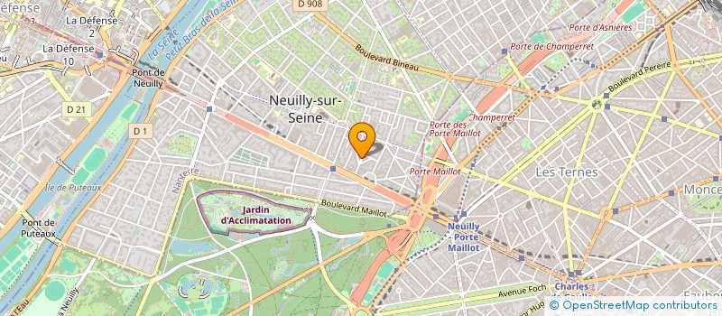 localisation de l'entreprise SCRIBUS & CO à NEUILLY-SUR-SEINE
