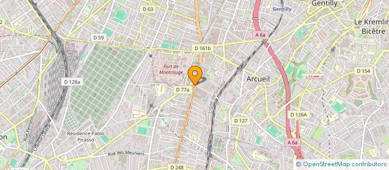 localisation de l'entreprise SCRIF à BAGNEUX