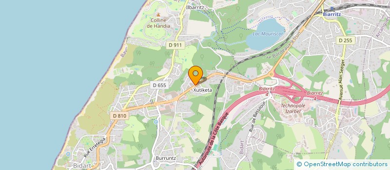 localisation de l'entreprise SCRIIBE à BIDART