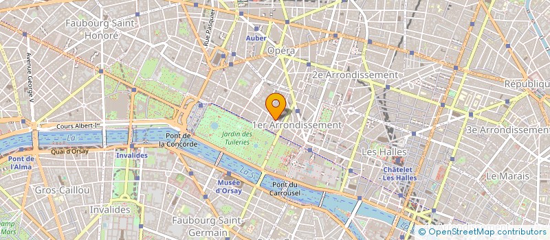 localisation de l'entreprise SCRIM INVEST à PARIS
