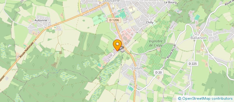 localisation de l'entreprise SCRIMA FOOD 100% ITALIEN  DOUVAINE