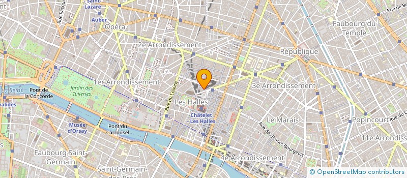 localisation de l'entreprise SCRINEO à PARIS