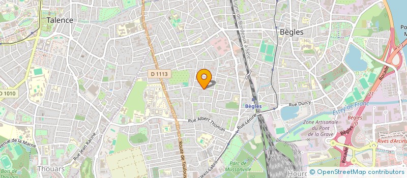 localisation de l'entreprise SCRIPT à BEGLES