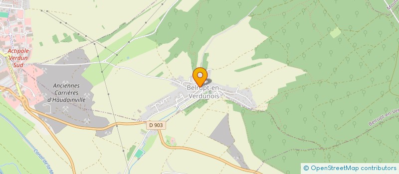 localisation de l'entreprise SCRIPT à BELRUPT-EN-VERDUNOIS