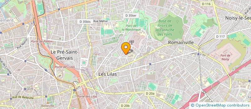localisation de l'entreprise SCRIPT à LES LILAS