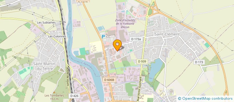 localisation de l'entreprise SCRIPTA FIRST SA à SAINT-CLEMENT