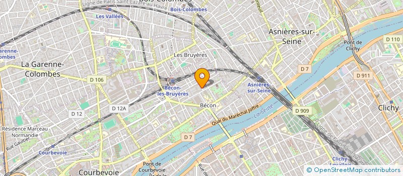 localisation de l'entreprise SCRIPTA PLUS à COURBEVOIE
