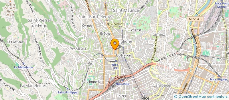 localisation de l'entreprise SCRIPTAMANENT à NICE