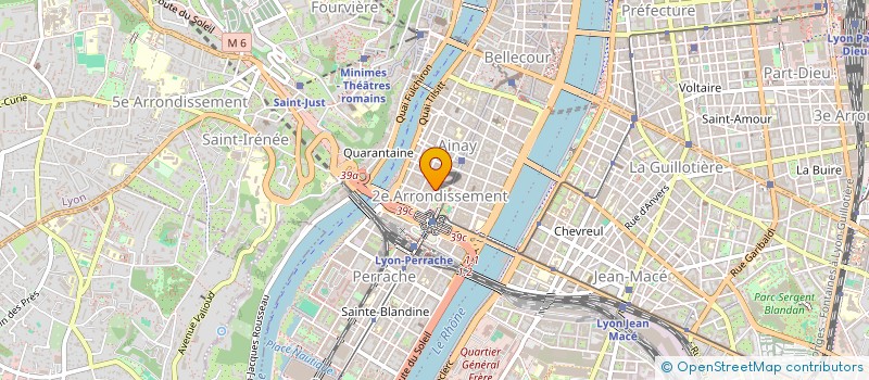 localisation de l'entreprise SCRIPTORIA BDE LETTRES MODERNES  LYON