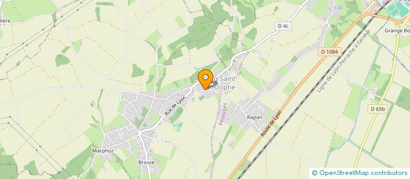 localisation de l'entreprise SCRIPTORIUM  BOURG-SAINT-CHRISTOPHE