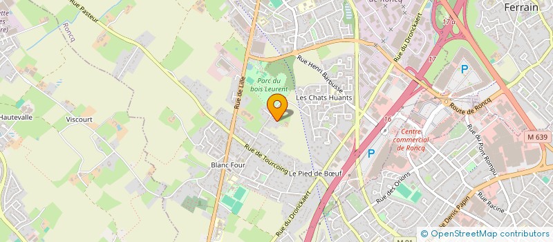 localisation de l'entreprise SCRIVE-HORNER FAMILY à RONCQ