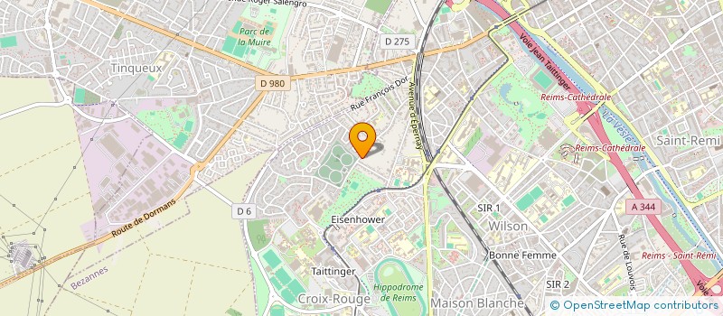 localisation de l'entreprise SCRIVE-NACERADSKA  REIMS