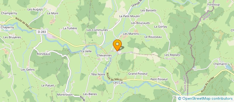 localisation de l'entreprise SCRJA DU BOIS DE FRAY  SAINT-RACHO