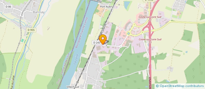 localisation de l'entreprise SCRM - DEFFI à COSNE-COURS-SUR-LOIRE