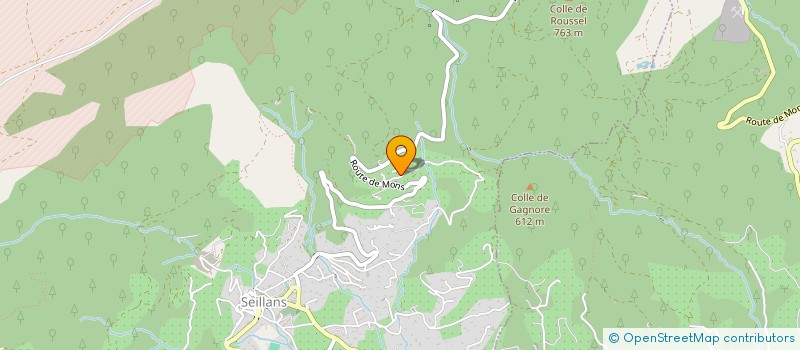 localisation de l'entreprise SCROFA  SEILLANS