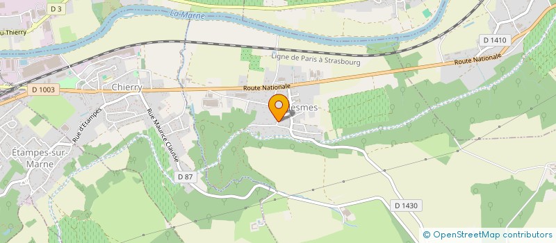 localisation de l'entreprise SCROUX  BLESMES