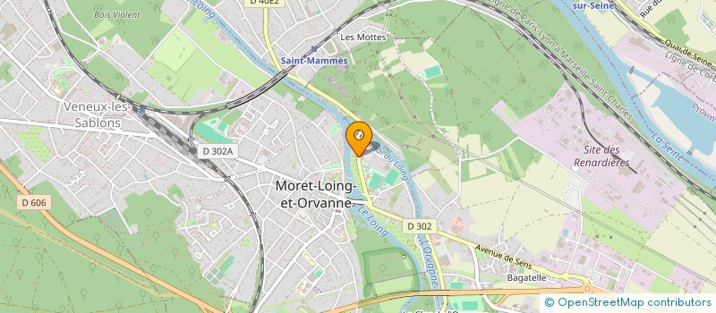 localisation de l'entreprise SCRUFFANOS  MORET-LOING-ET-ORVANNE