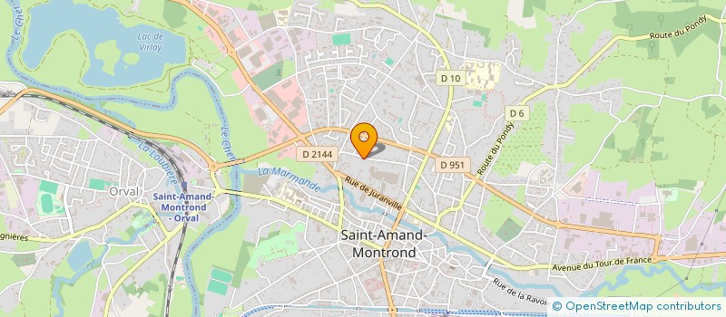 localisation de l'entreprise SCRUFFEL  SAINT-AMAND-MONTROND