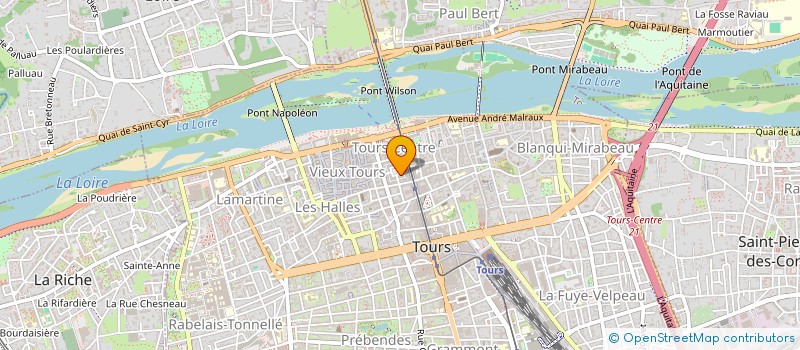 localisation de l'entreprise SCRUPULES à TOURS
