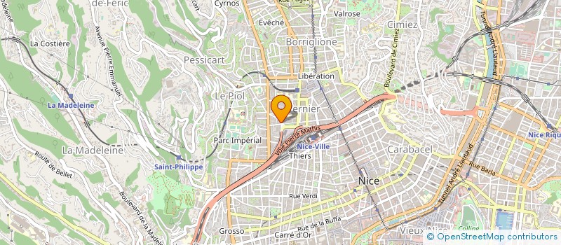 localisation de l'entreprise SCRV à NICE
