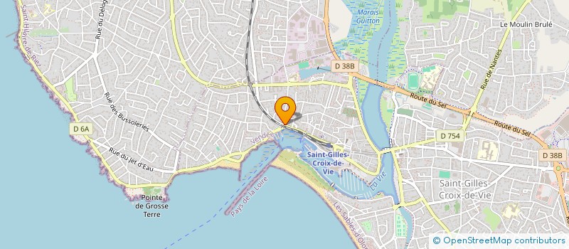 localisation de l'entreprise SCS  SAINT-GILLES-CROIX-DE-VIE