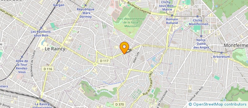 localisation de l'entreprise SCS à CLICHY-SOUS-BOIS