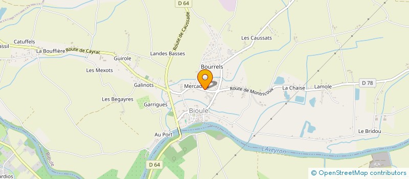 localisation de l'entreprise SCS  BIOULE