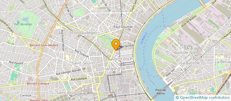 localisation de l'entreprise SCS AM PATRIMOINE  BORDEAUX