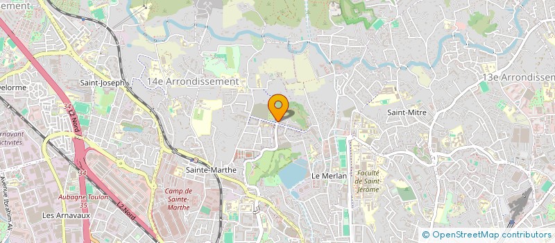 localisation de l'entreprise SCS BASTIDIENNE à MARSEILLE