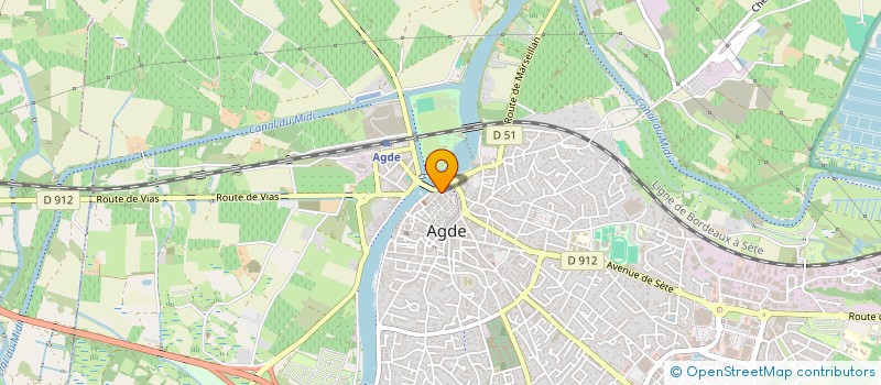 localisation de l'entreprise SCS BIEN ETRE à AGDE