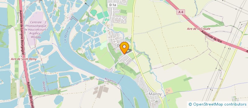 localisation de l'entreprise SCS BTP à ARGANCY