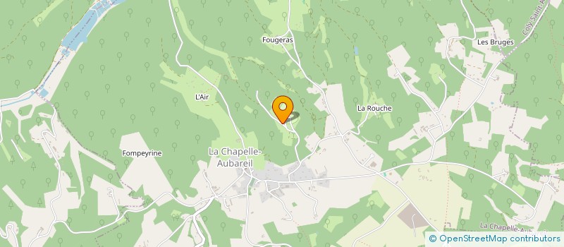 localisation de l'entreprise SCS CAMPING DE LA FAGE à LA CHAPELLE-AUBAREIL