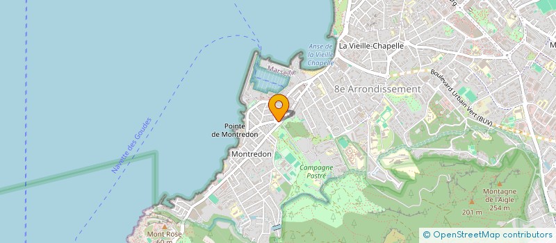 localisation de l'entreprise SCS CHIRELLE à MARSEILLE 8