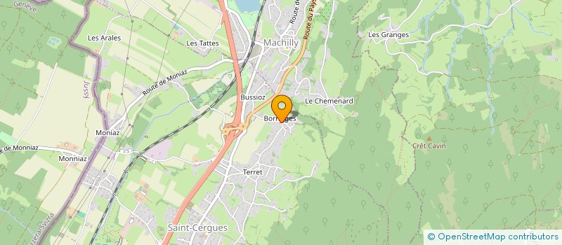 localisation de l'entreprise SCS COL DE L'OEILLON  SAINT-CERGUES