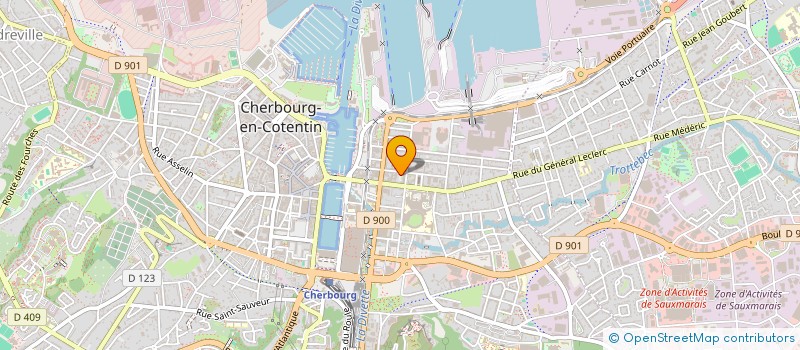 localisation de l'entreprise SCS COREVA  CHERBOURG-EN-COTENTIN