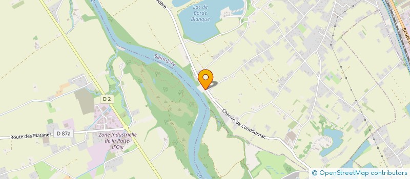 localisation de l'entreprise SCS DFI  SAINT-JORY