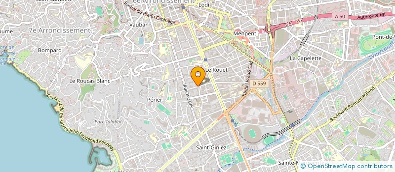 localisation de l'entreprise SCS DS&CO à MARSEILLE