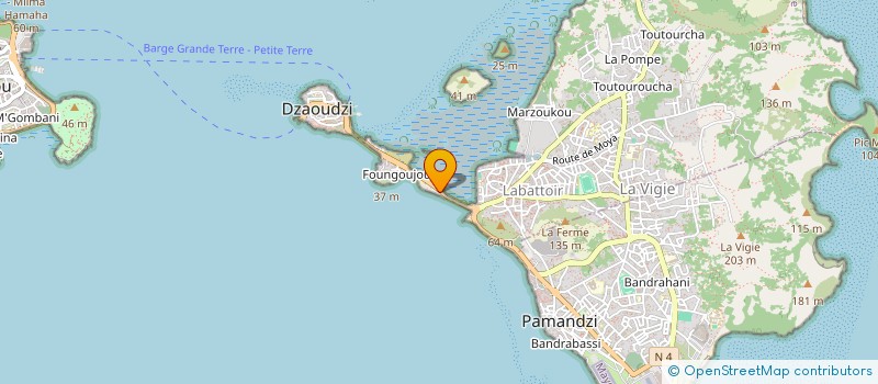 localisation de l'entreprise SCS ECOLLAB-CONSTRUCTIONS à DZAOUDZI
