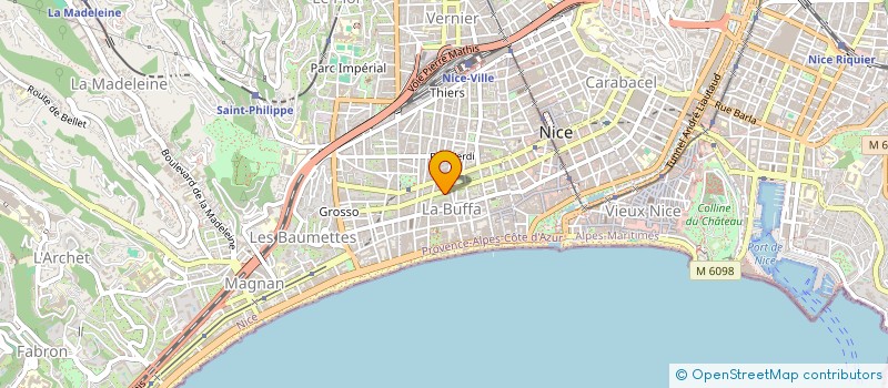 localisation de l'entreprise SCS FAVIERE MARIANNE ET CIE à NICE