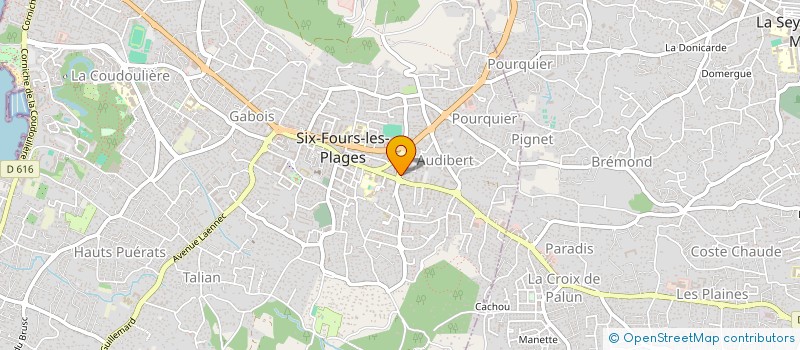 localisation de l'entreprise SCS HABITAT POUR TOUS à SIX-FOURS-LES-PLAGES