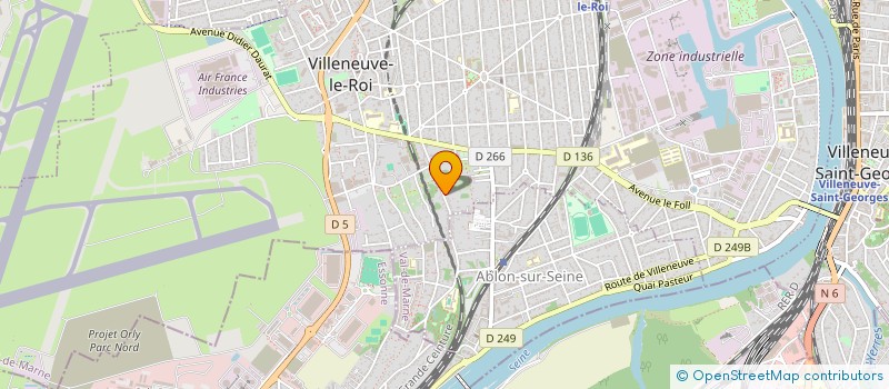 localisation de l'entreprise SCS NBTP à VILLENEUVE-LE-ROI