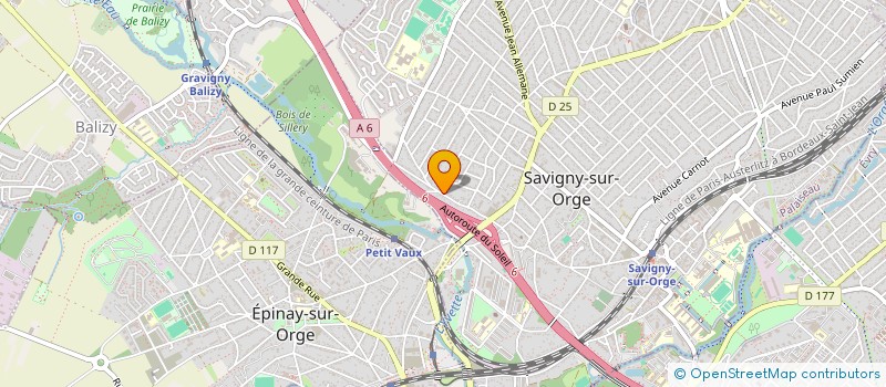 localisation de l'entreprise SCS NIWA INVEST à SAVIGNY-SUR-ORGE