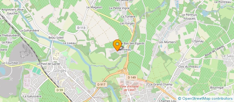 localisation de l'entreprise SCS-ONLINE  GORGES