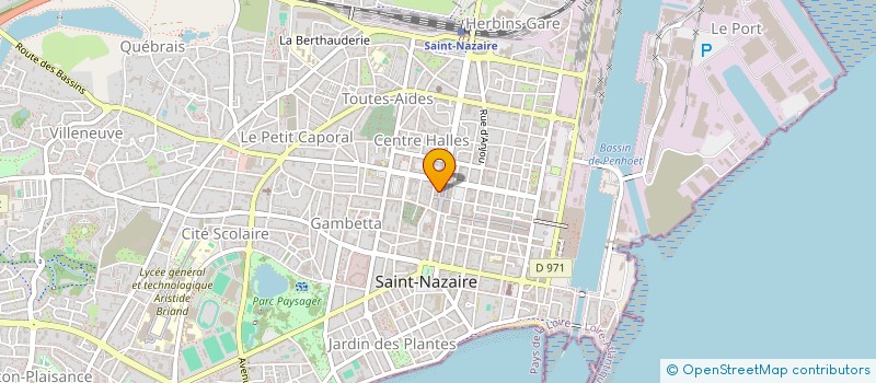 localisation de l'entreprise SCS PRESSING à SAINT-NAZAIRE