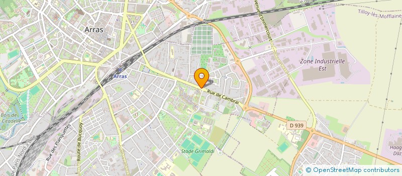 localisation de l'entreprise SCS PRIMEVERE HOTELS ET CIE N°16 à ARRAS