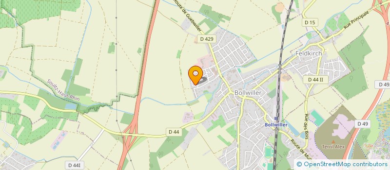 localisation de l'entreprise SCS SARL  BOLLWILLER